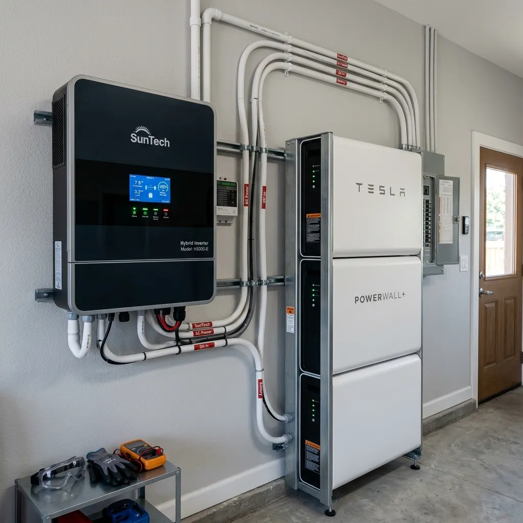 HGS Hybrid Family 7.4kWp + Pin lưu trữ 16kWh